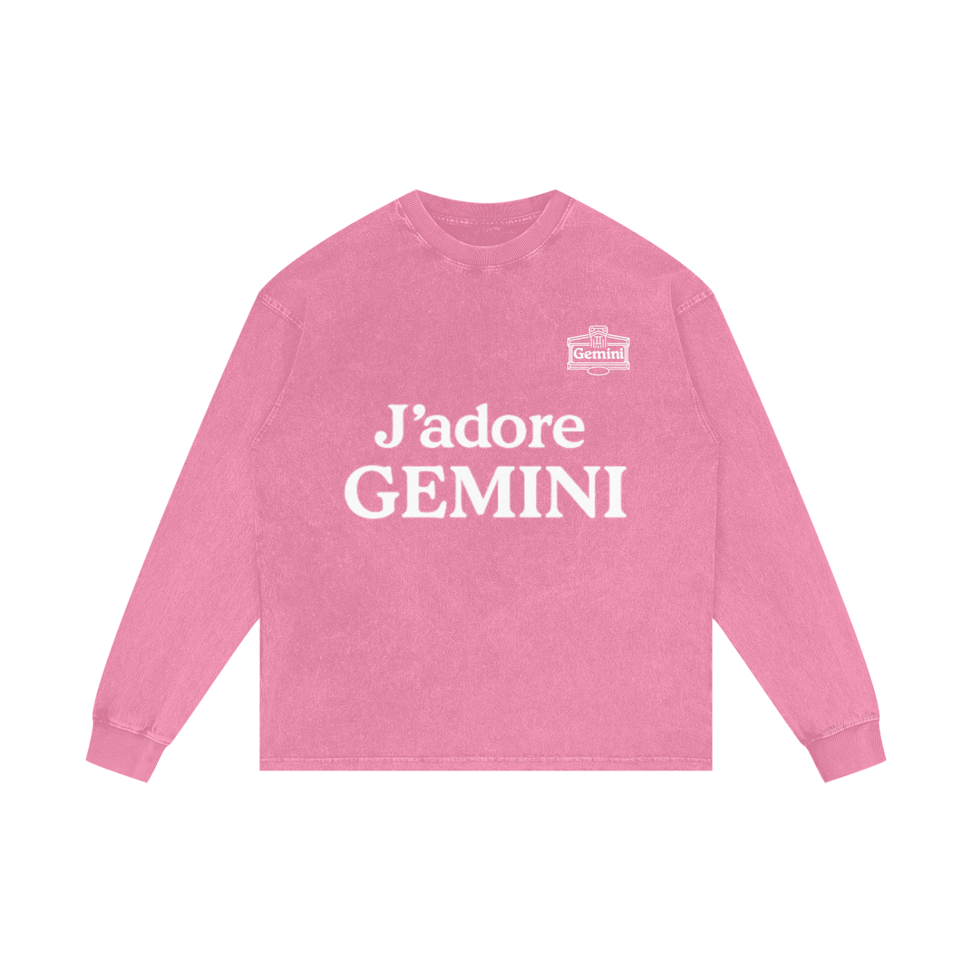 Acid Wash Oversize Long Sleeve T-Shirt