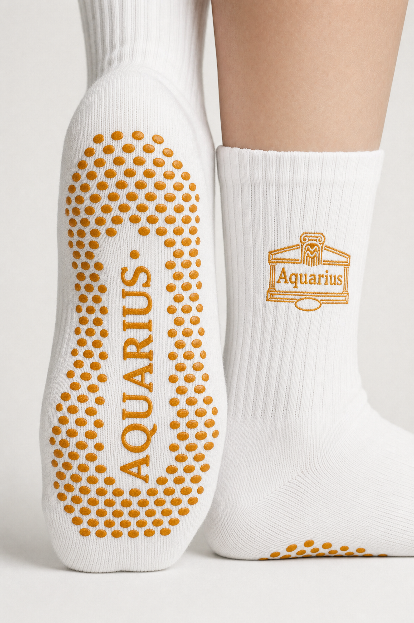 Aquarius AstroWorld Grip Socks - Gold