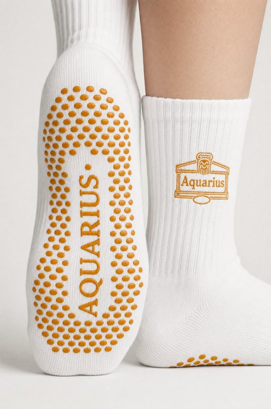 Aquarius AstroWorld Grip Socks - Gold