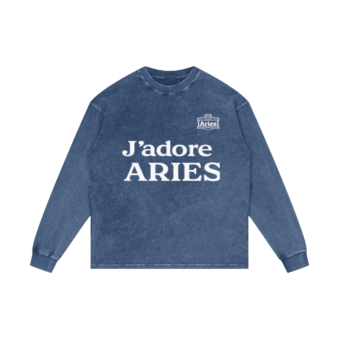 Acid Wash Oversize Long Sleeve T-Shirt