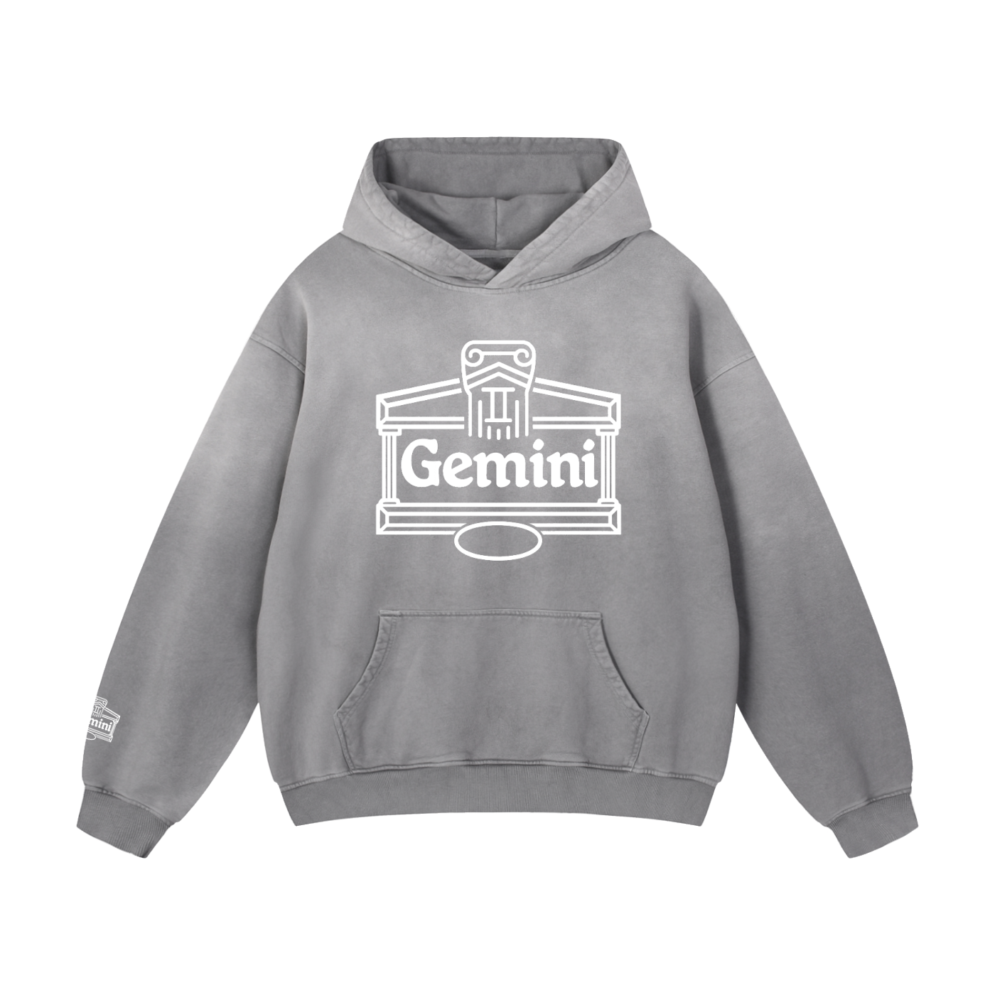 Gemini ♊️  Heavyweight Sunfade Oversized Hoodie