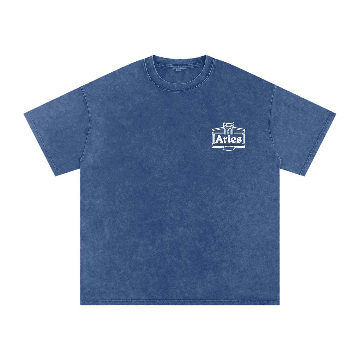 Aries ♈️ Snow Washed Oversized Cotton T-Shirt