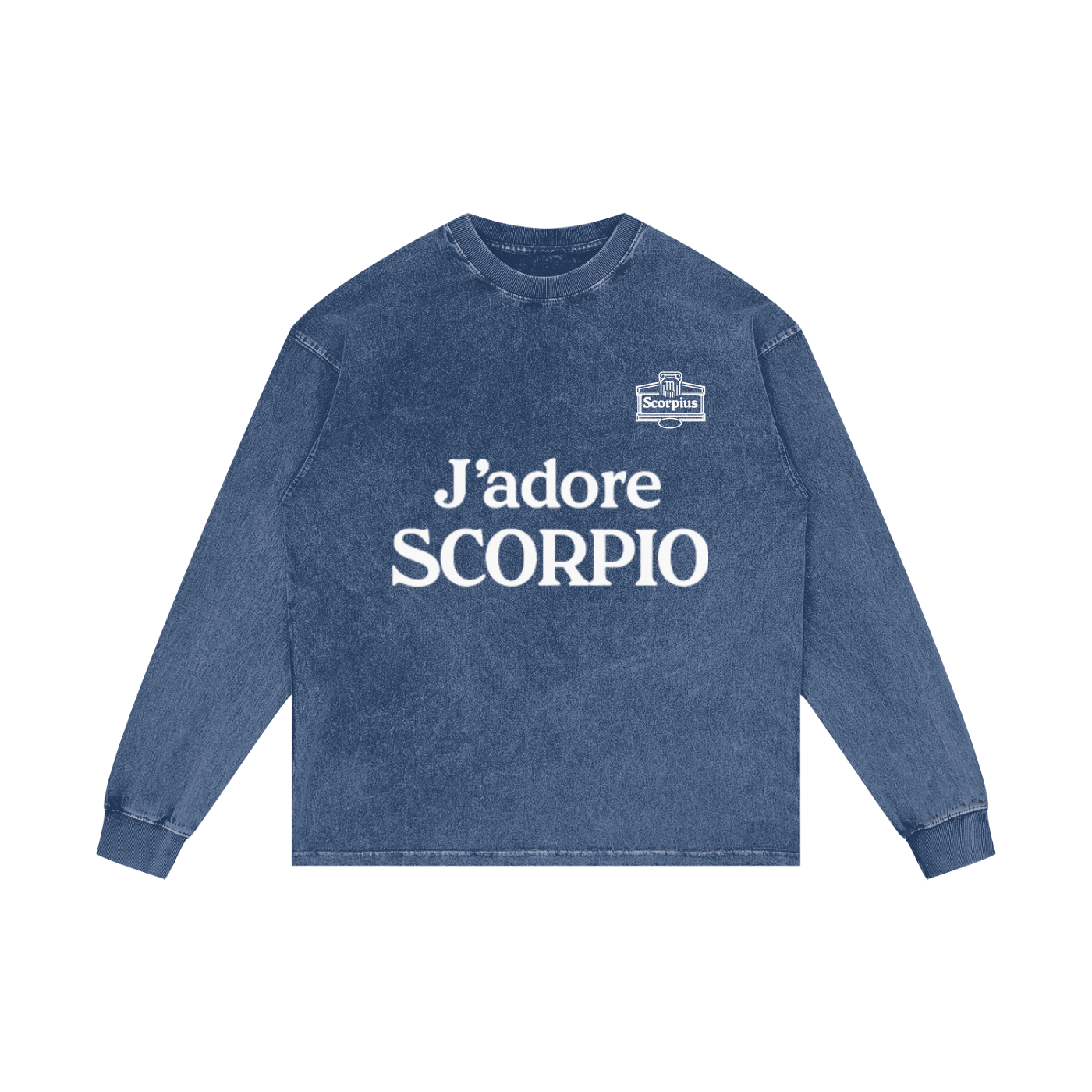 Acid Wash Oversize Long Sleeve T-Shirt