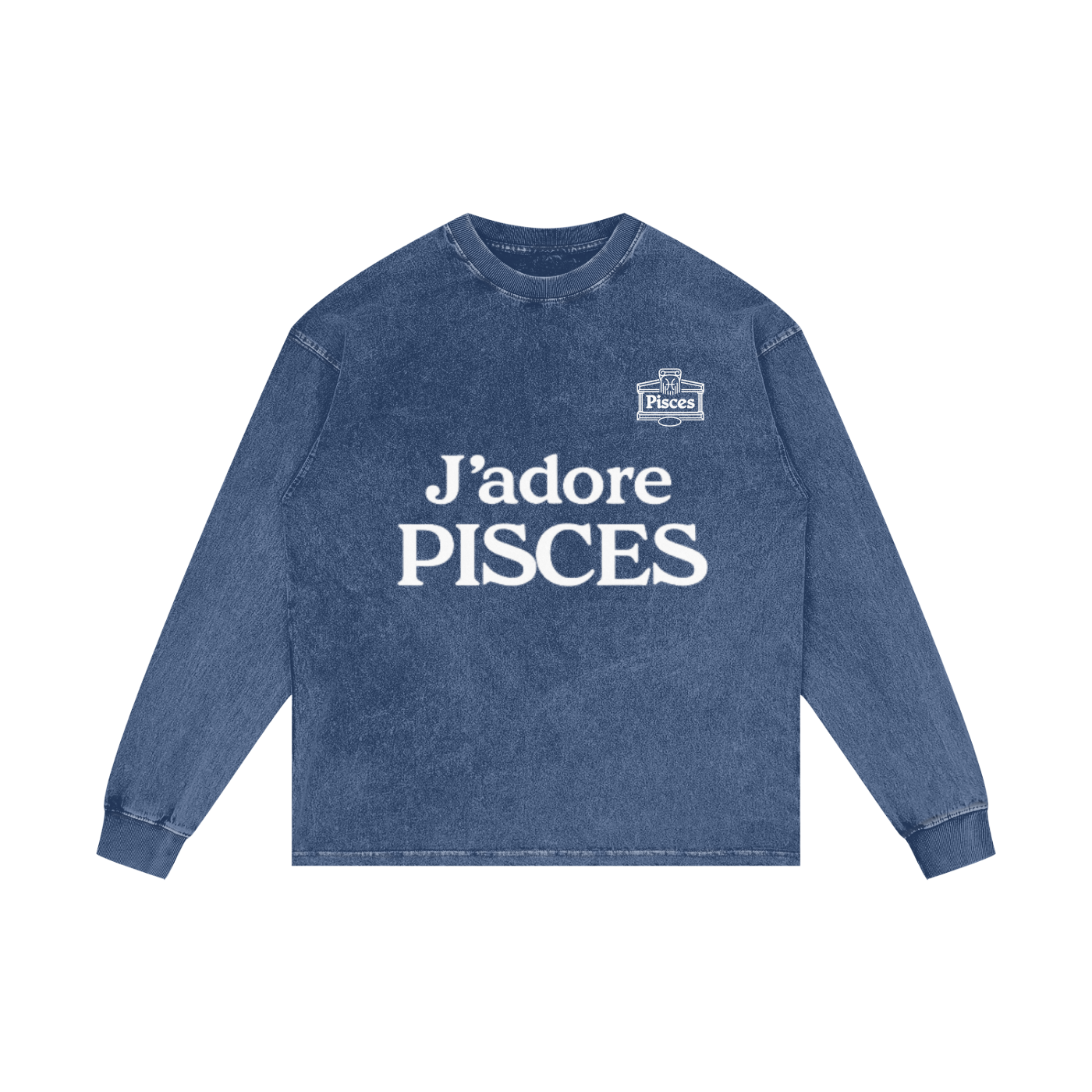 Acid Wash Oversize Long Sleeve T-Shirt