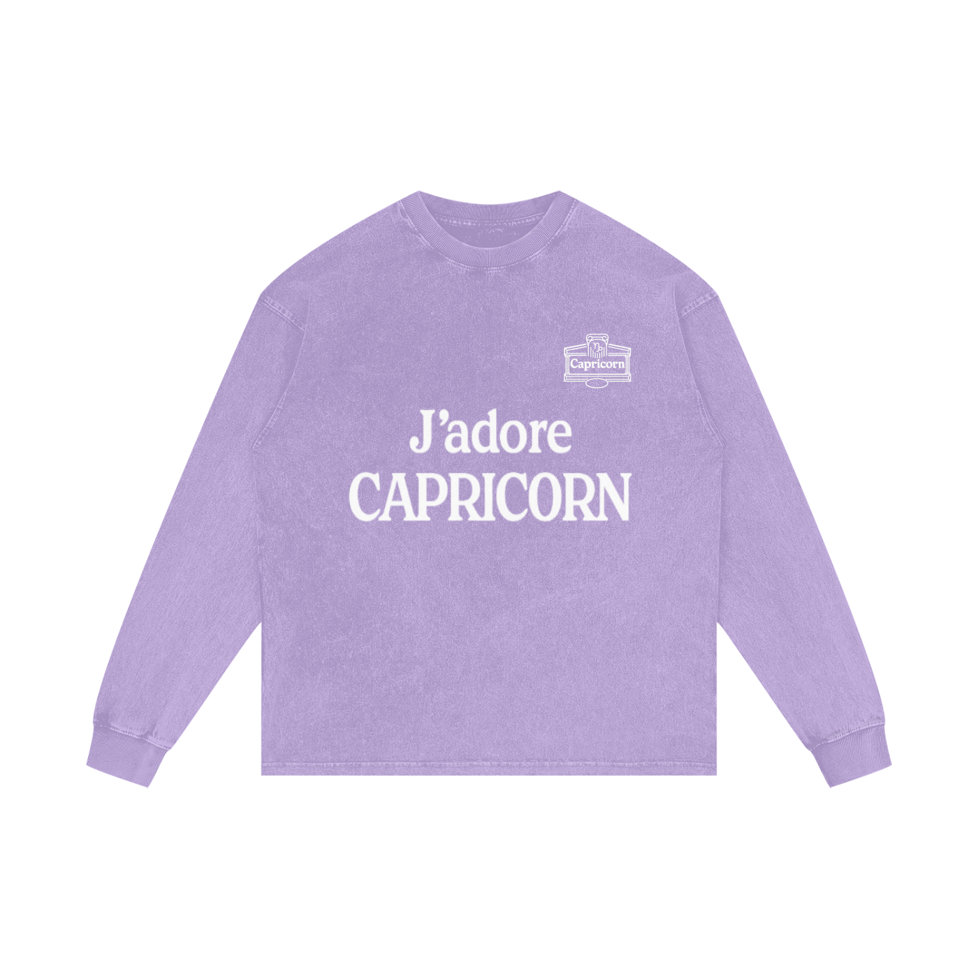 Acid Wash Oversize Long Sleeve T-Shirt