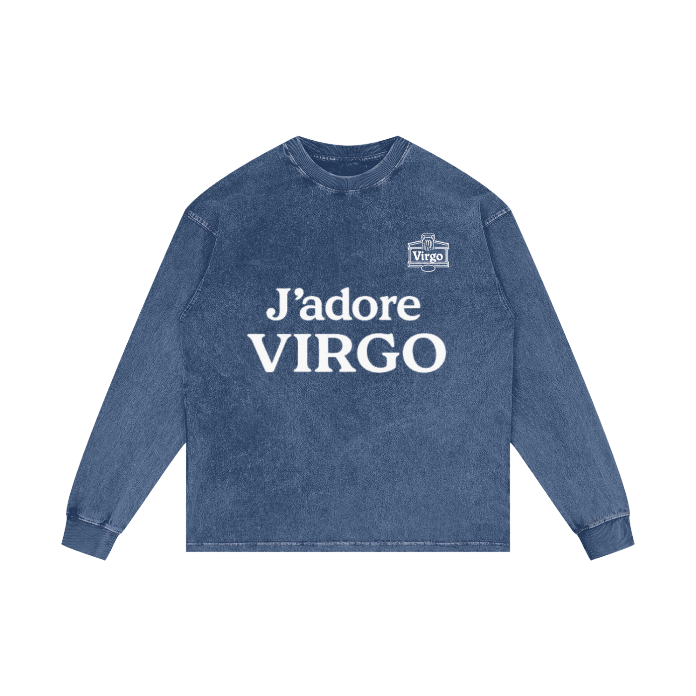 Acid Wash Oversize Long Sleeve T-Shirt