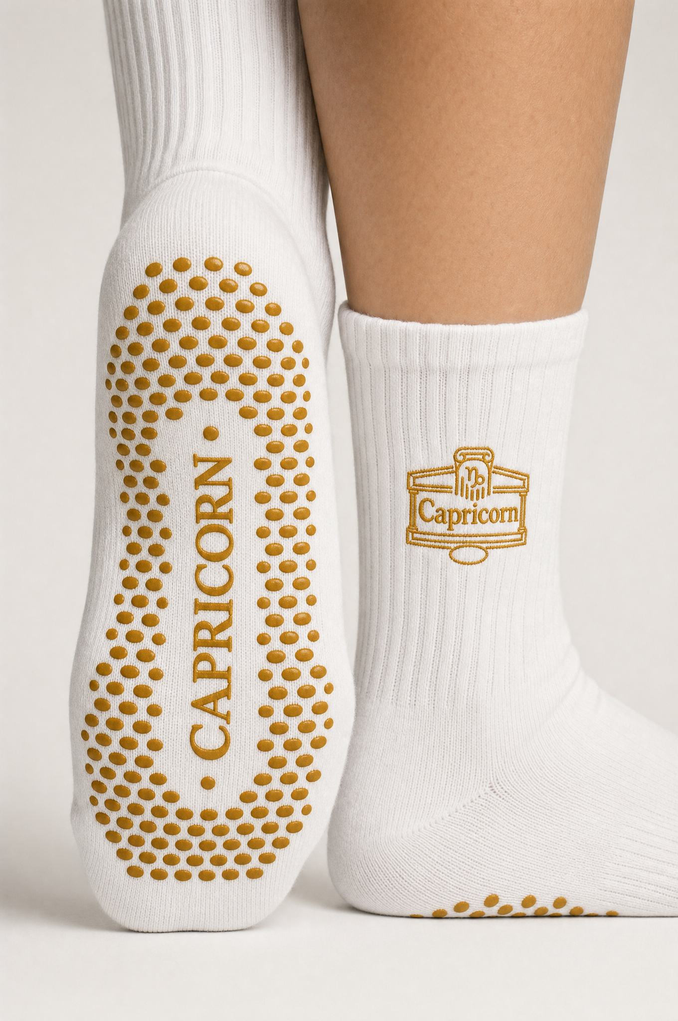 Capricorn AstroWorld Grip Socks - Gold