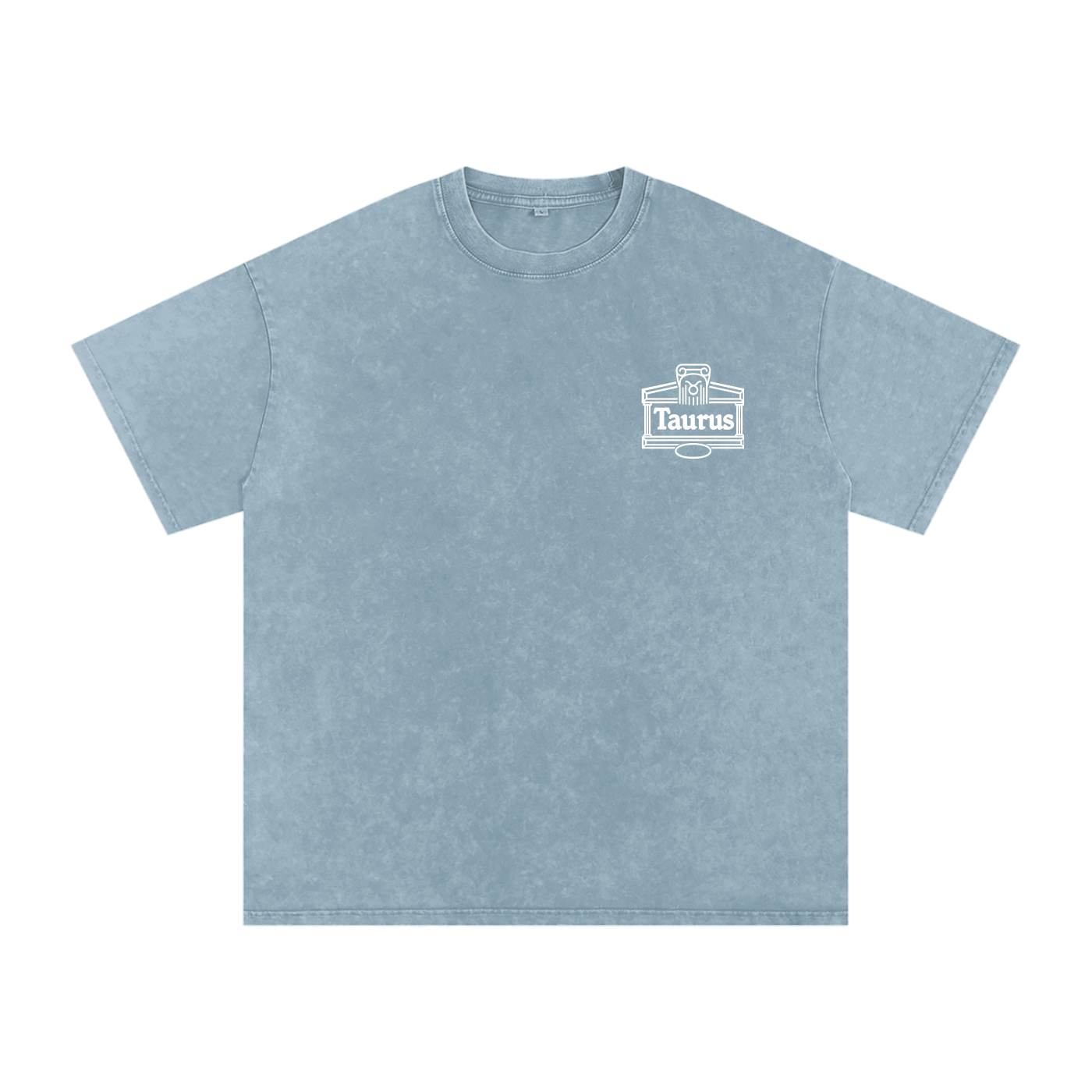 Taurus ♉️ Snow Washed Oversized Cotton T-Shirt