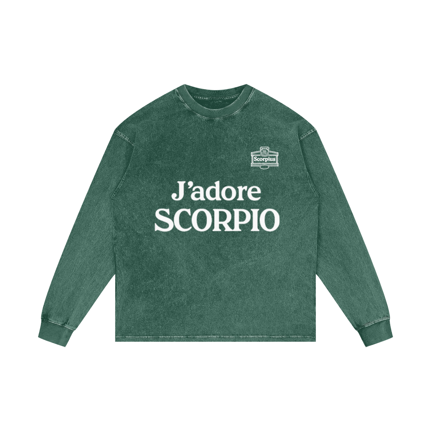 Acid Wash Oversize Long Sleeve T-Shirt