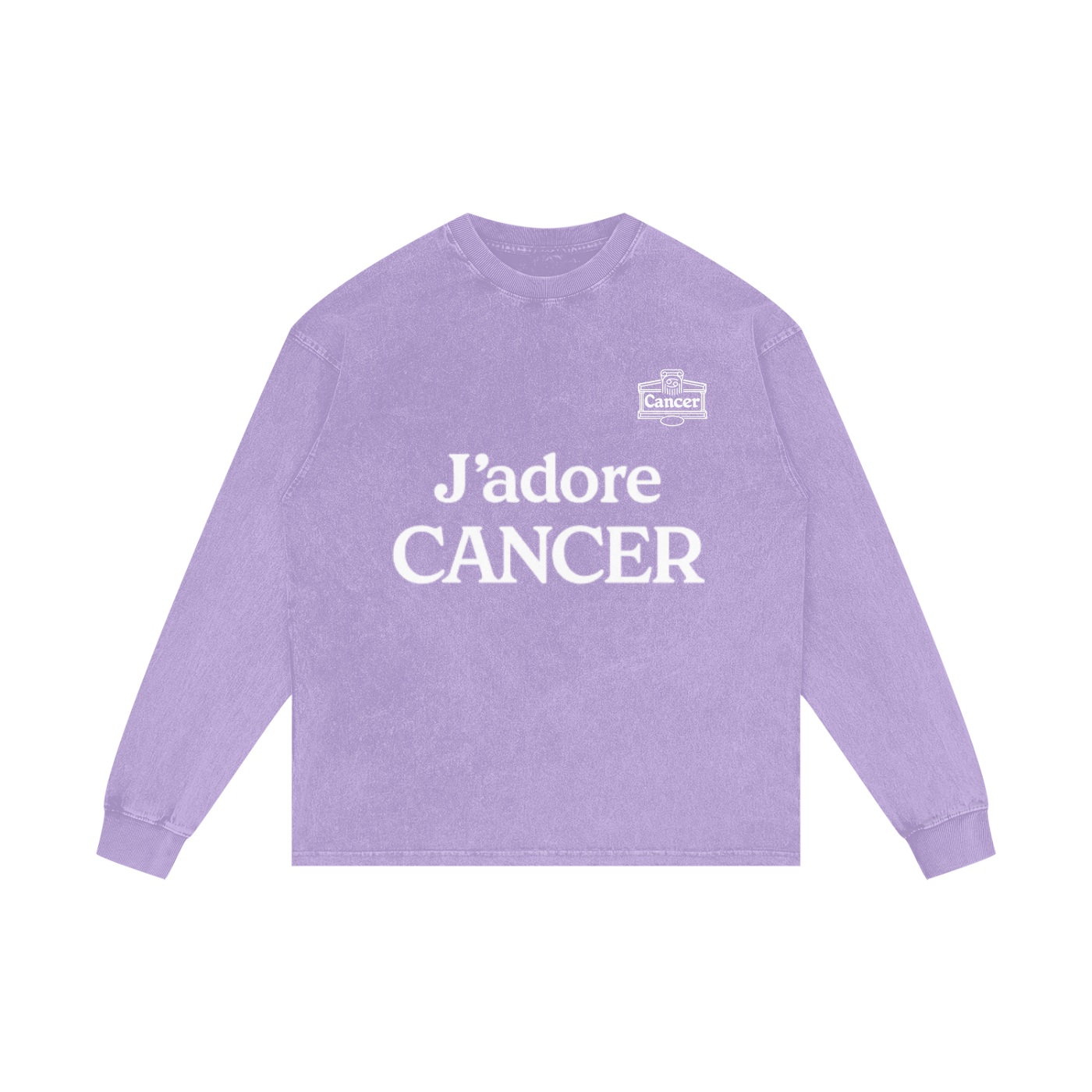 Acid Wash Oversize Long Sleeve T-Shirt