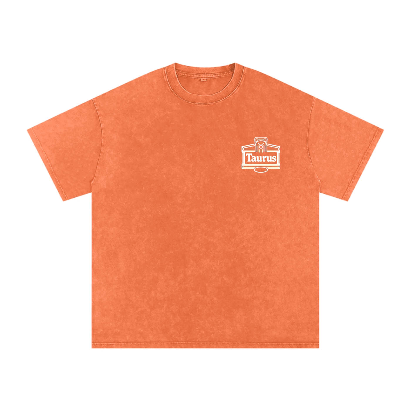 Taurus ♉️ Snow Washed Oversized Cotton T-Shirt