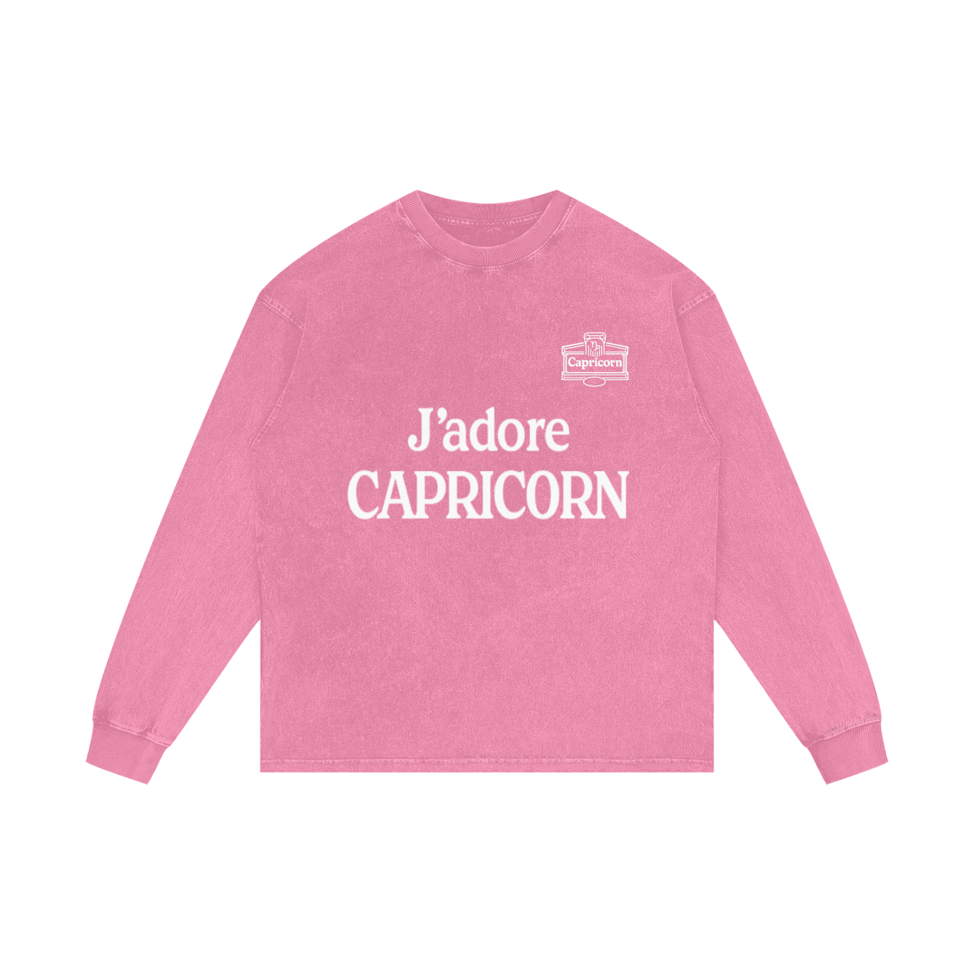 Acid Wash Oversize Long Sleeve T-Shirt