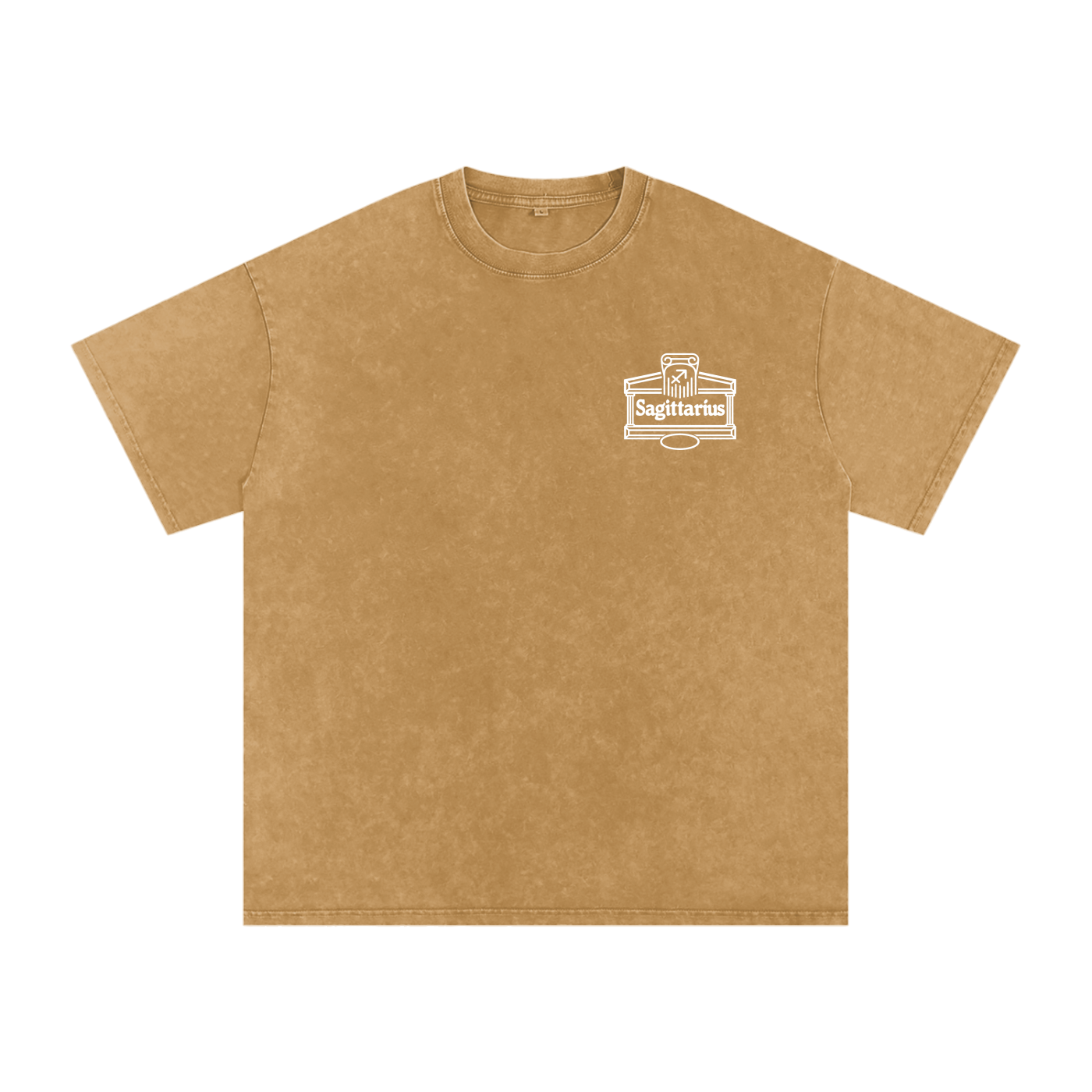 Sagittarius ♐️ Snow Washed Oversized Cotton T-Shirt