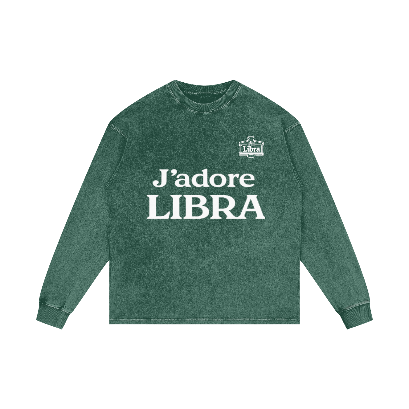 Acid Wash Oversize Long Sleeve T-Shirt