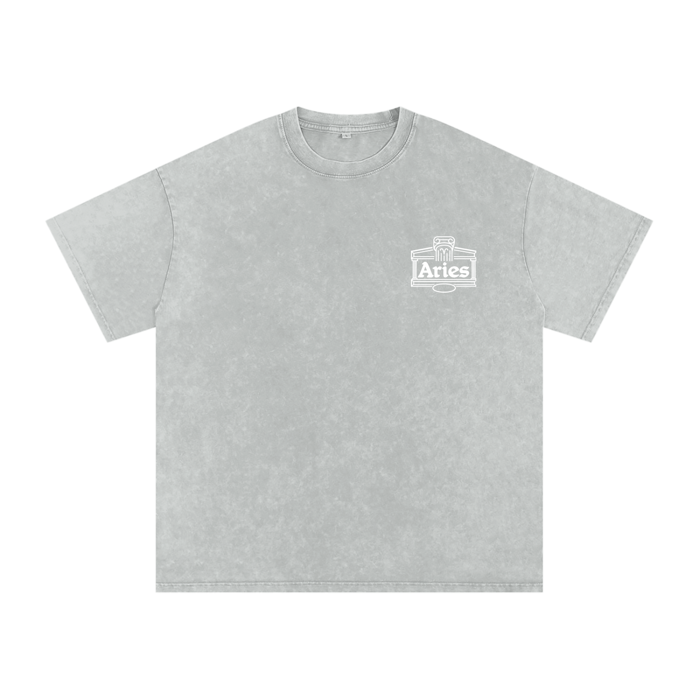 Aries ♈️ Snow Washed Oversized Cotton T-Shirt