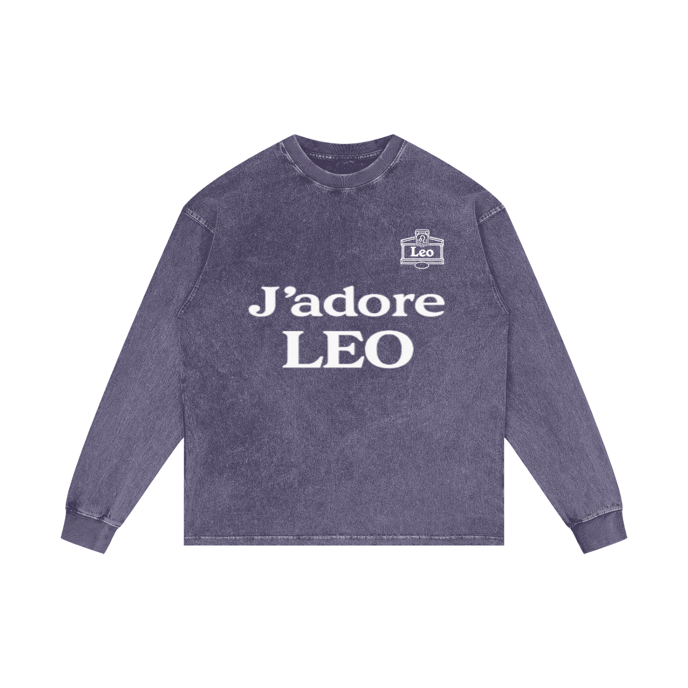 Acid Wash Oversize Long Sleeve T-Shirt