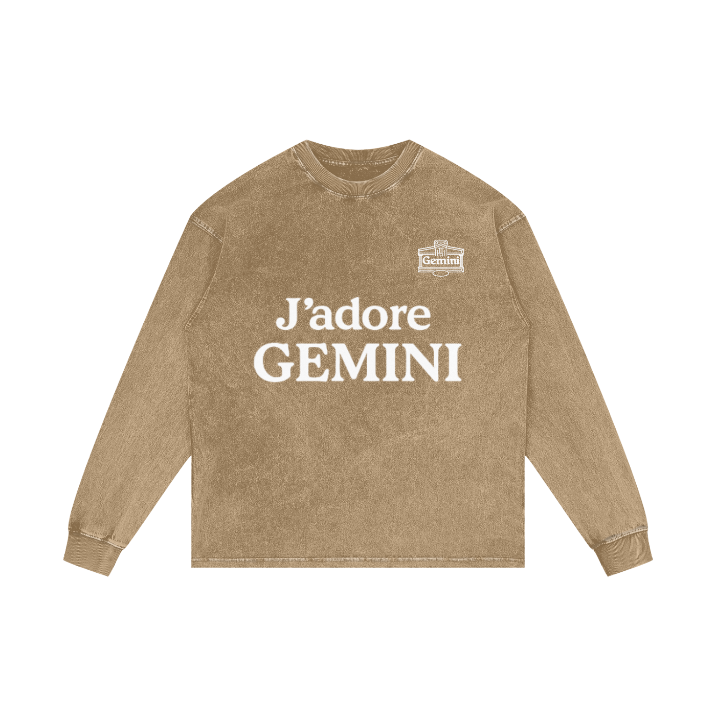 Acid Wash Oversize Long Sleeve T-Shirt