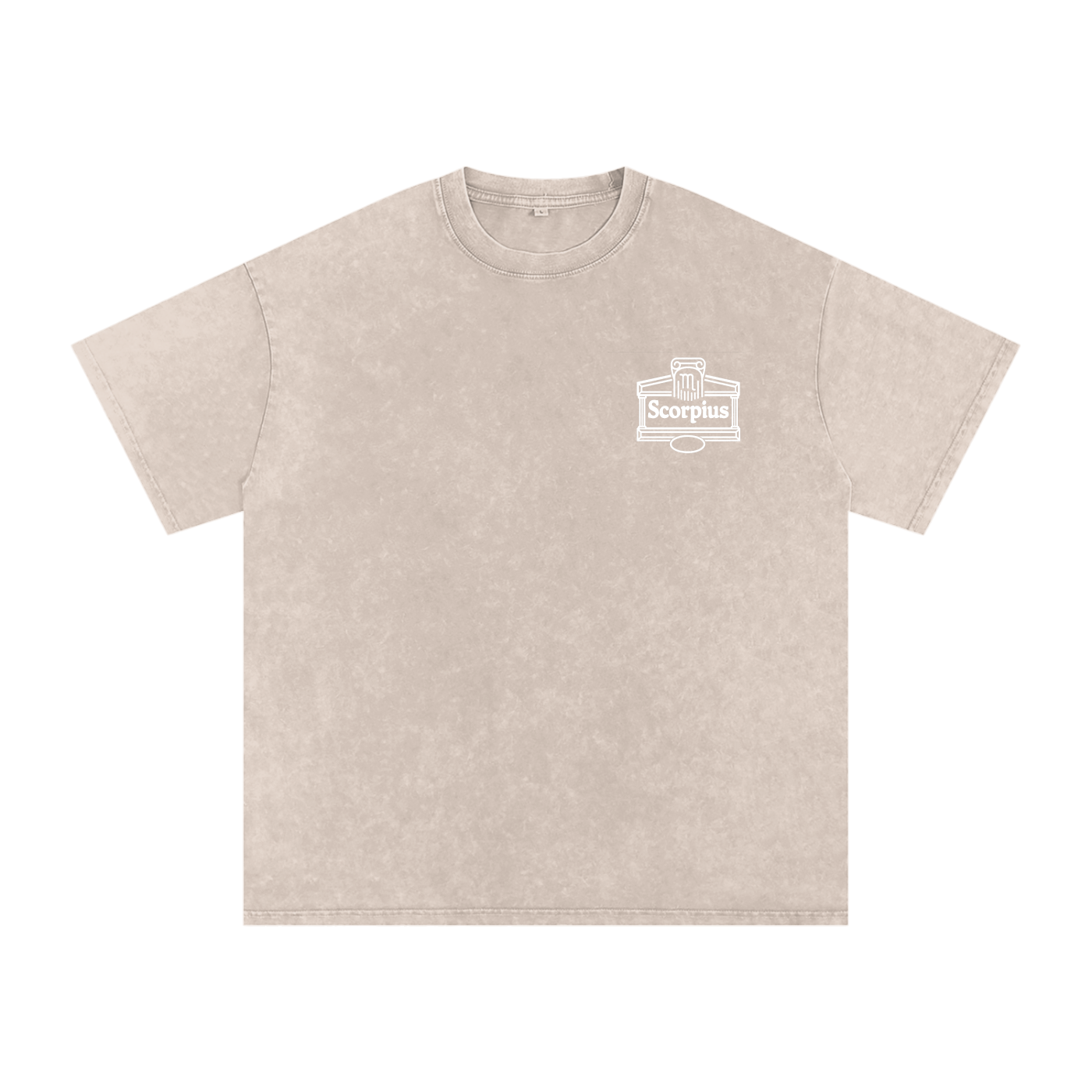Scorpio ♏️ Snow Washed Oversized Cotton T-Shirt