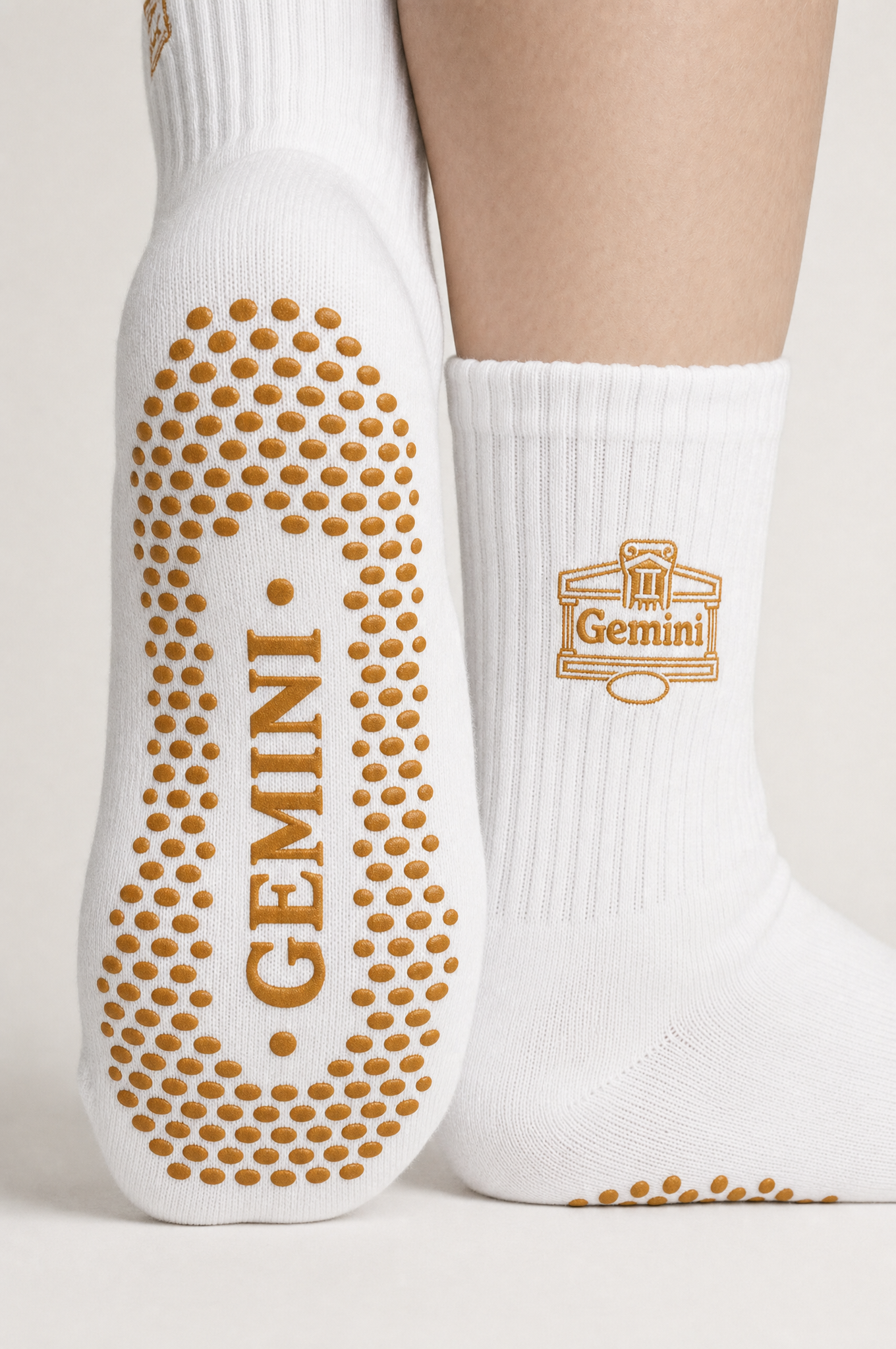 Gemini AstroWorld Grip Socks - Gold