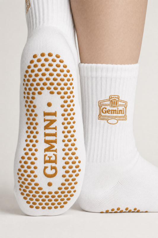 Gemini AstroWorld Grip Socks - Gold