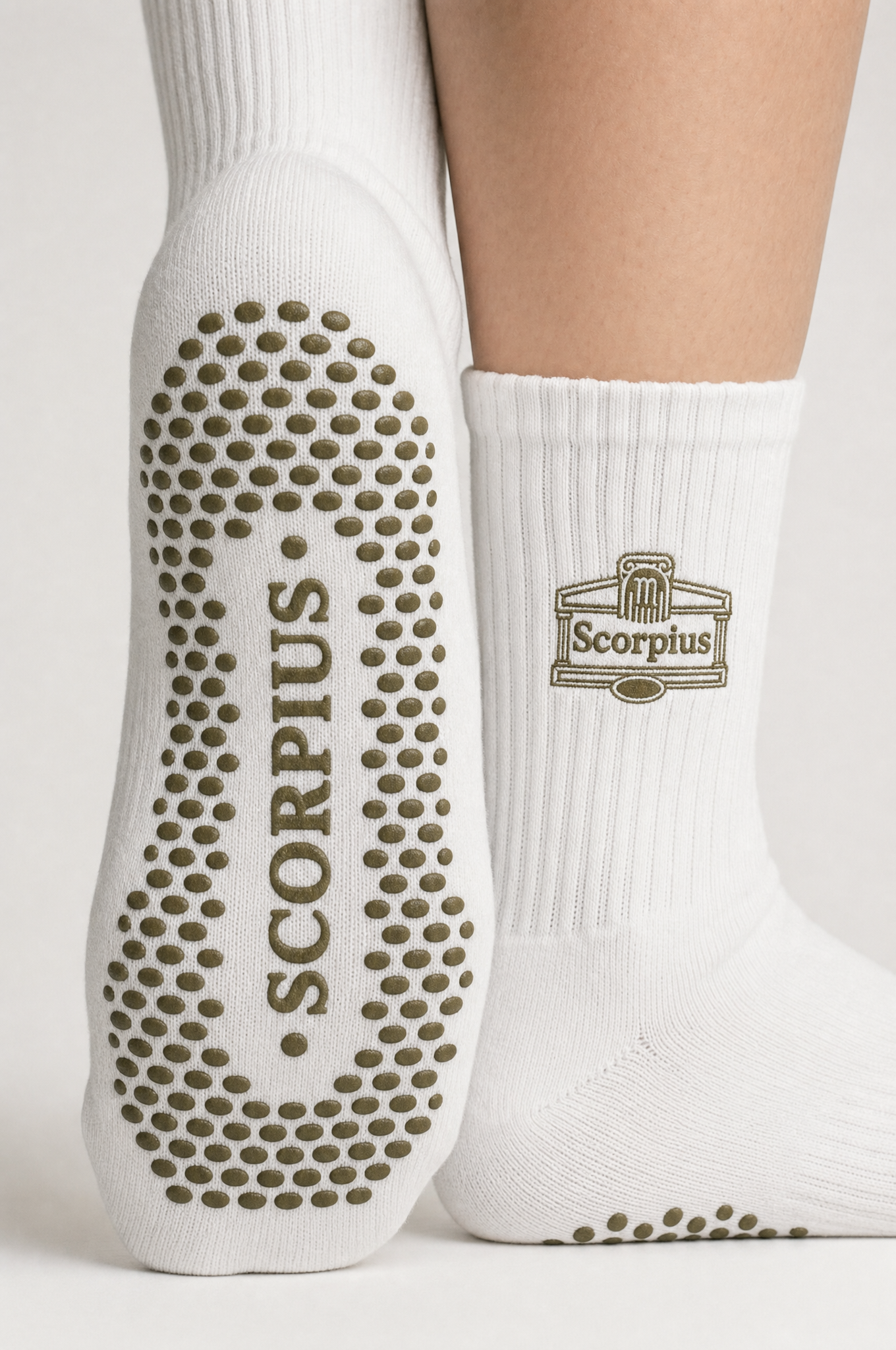 Scorpio AstroWorld Grip Socks - Olive